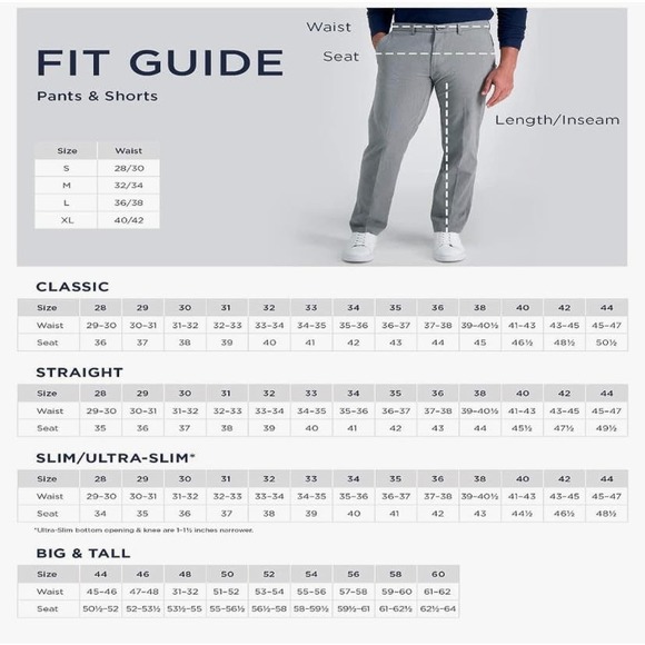 Haggar Men's Cool Right 18 Performance Pants - Size 40x30 * M310 - Picture 6 of 9